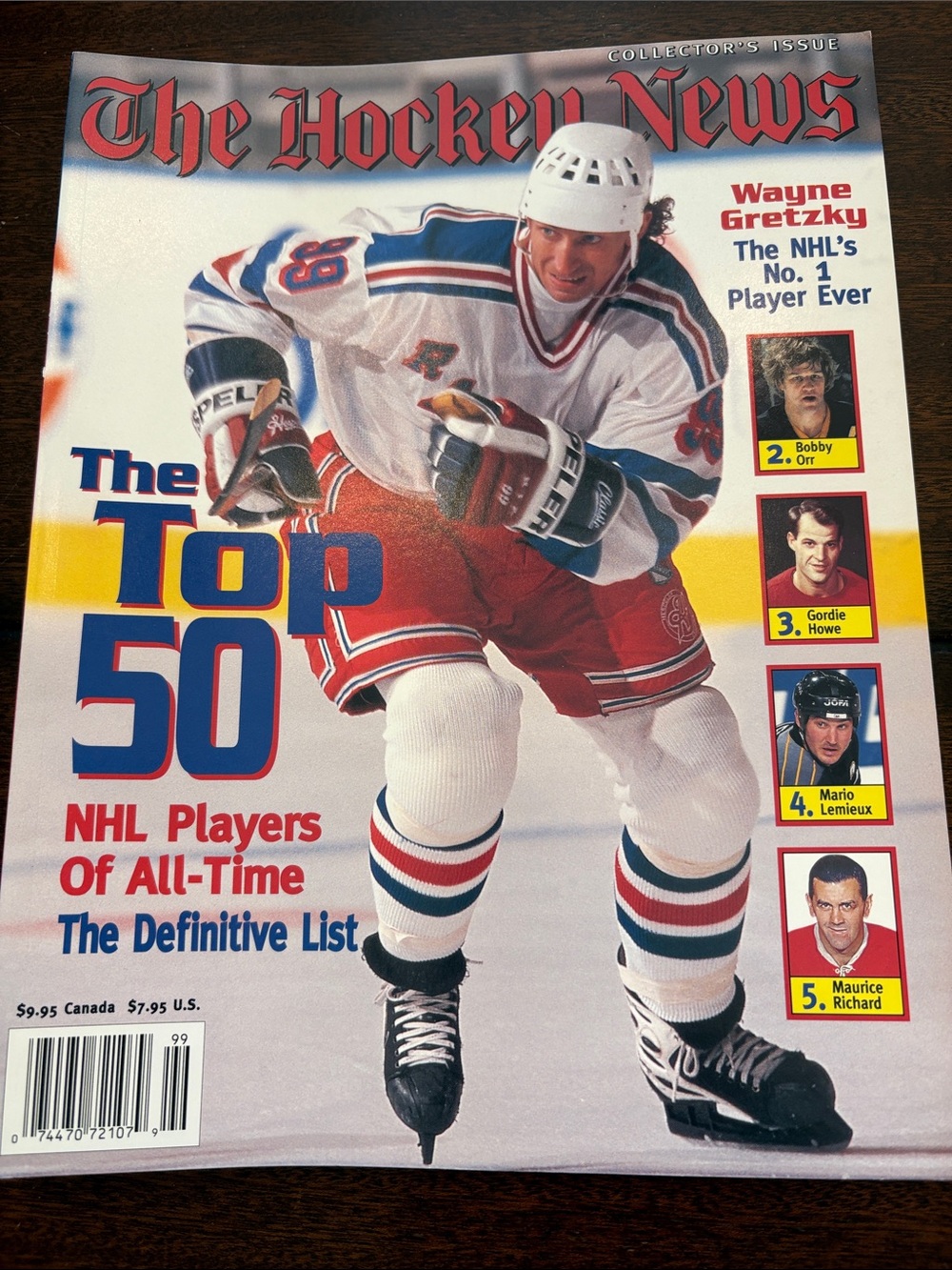 The Hockey News Collectors Issue 1997 Top 50 NHL Players All Time